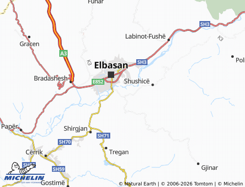 Kaart MICHELIN Hajdaran - ViaMichelin