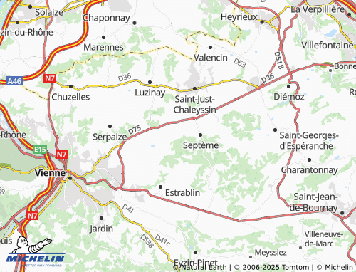 MICHELIN Subtuer map - ViaMichelin