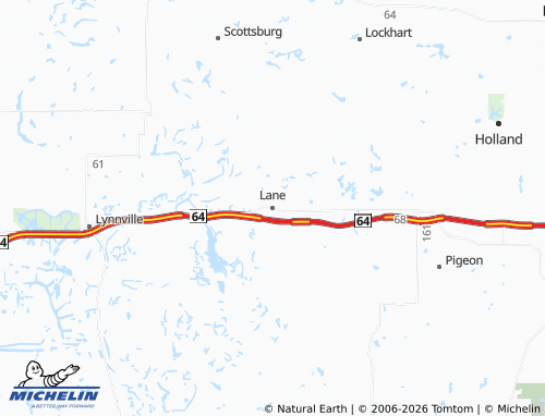 Mappa MICHELIN Lane - ViaMichelin