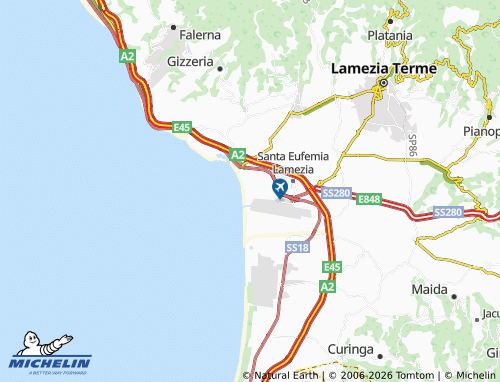 MICHELIN Cafarone map - ViaMichelin