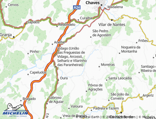 MICHELIN Vilas Boas map - ViaMichelin