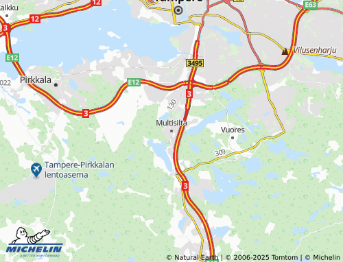 MICHELIN Multisilta map - ViaMichelin