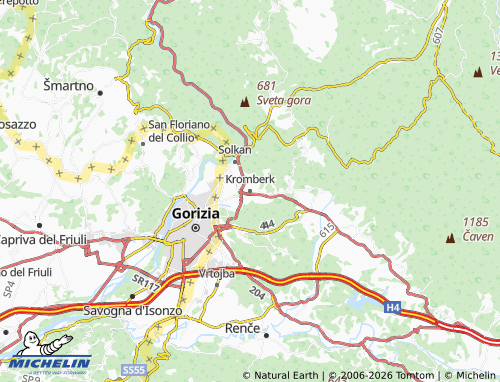 MICHELIN Kromberk map - ViaMichelin