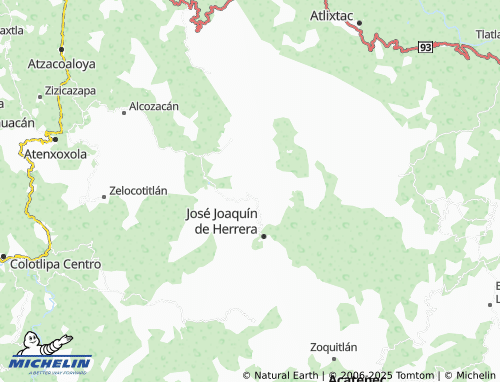 MICHELIN Zacaixtlahuacan map - ViaMichelin