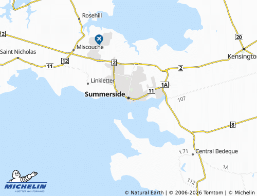 Mappa MICHELIN Summerside - ViaMichelin