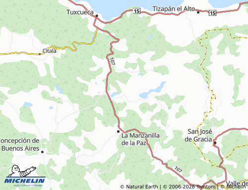 Carte MICHELIN Villa Morelos - ViaMichelin