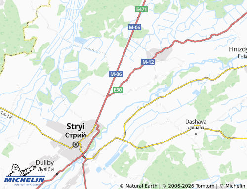 Mappa MICHELIN Uhersko - ViaMichelin