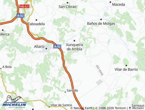 MICHELIN-Landkarte Cerdeira - ViaMichelin