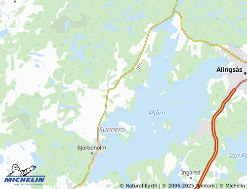 MICHELIN Sjövik map - ViaMichelin