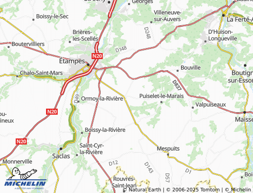 Carte MICHELIN La Montagne - ViaMichelin