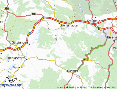 MICHELIN Unterellen map - ViaMichelin