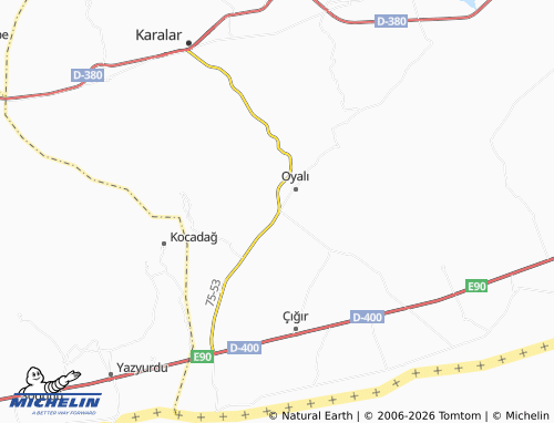 Mappa MICHELIN Kırca - ViaMichelin