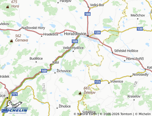 Mappa MICHELIN Hejná - ViaMichelin