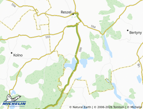 MICHELIN Leginy map - ViaMichelin