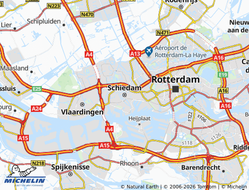 Kaart MICHELIN Schiedam - ViaMichelin