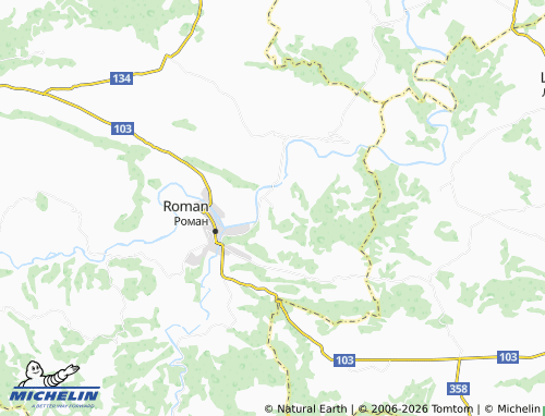 MICHELIN Radovene map - ViaMichelin