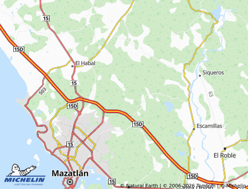MICHELIN El Armadillo map - ViaMichelin