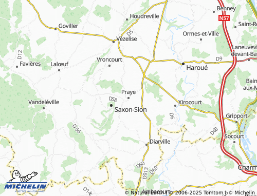 Mapa MICHELIN Praye - ViaMichelin