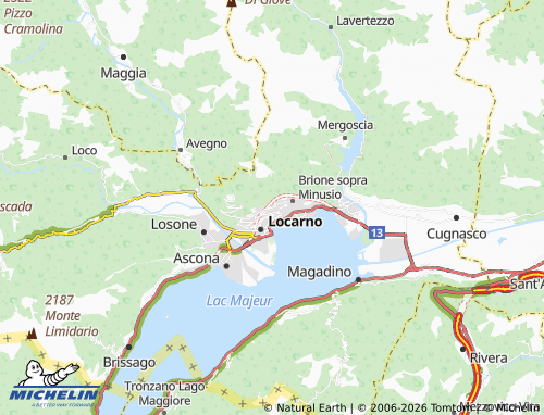 Mappa MICHELIN Orselina - ViaMichelin