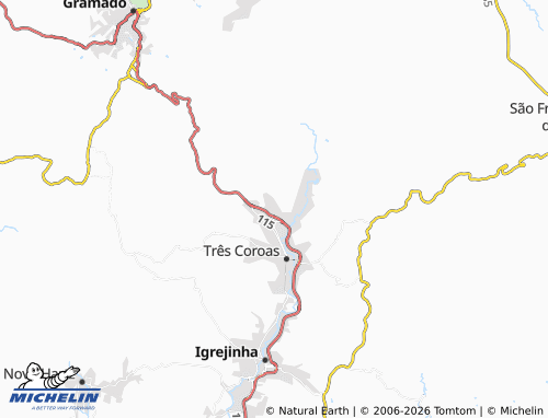 Mapa MICHELIN Quilombo - ViaMichelin