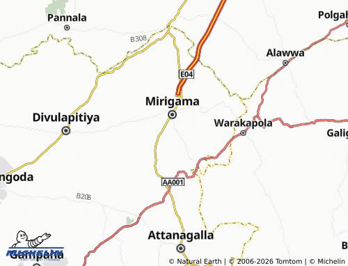 Mappa MICHELIN Lindara Pahala - ViaMichelin