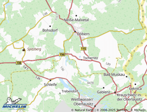 MICHELIN Wolfshain map - ViaMichelin