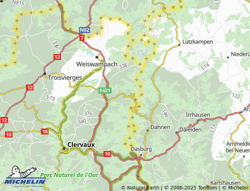 MICHELIN Kalborn map - ViaMichelin