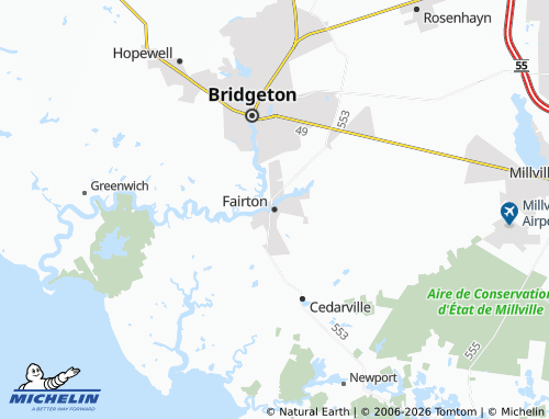 Mappa MICHELIN Fairton - ViaMichelin