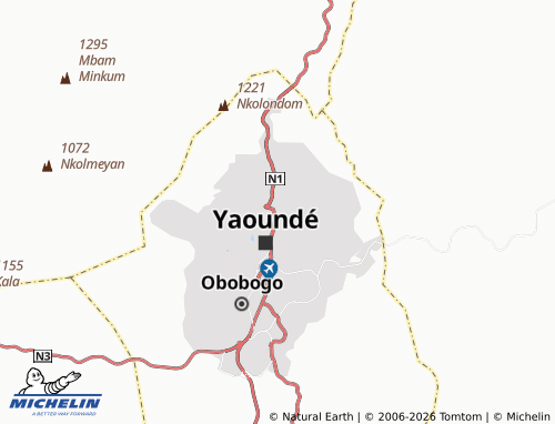 MICHELIN Etoameki map - ViaMichelin