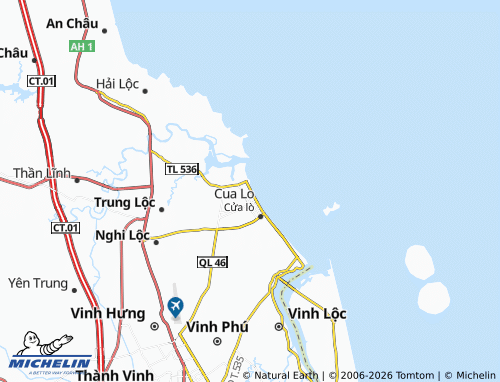 Mapa MICHELIN Thu Thủy - ViaMichelin