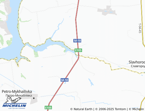 MICHELIN Ternivka map - ViaMichelin