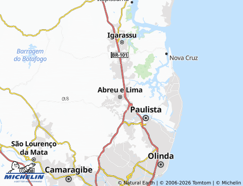 Mappa MICHELIN Caetés Velho - ViaMichelin