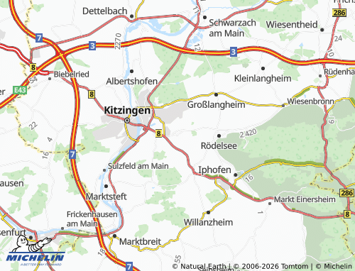 MICHELIN Hoheim map - ViaMichelin