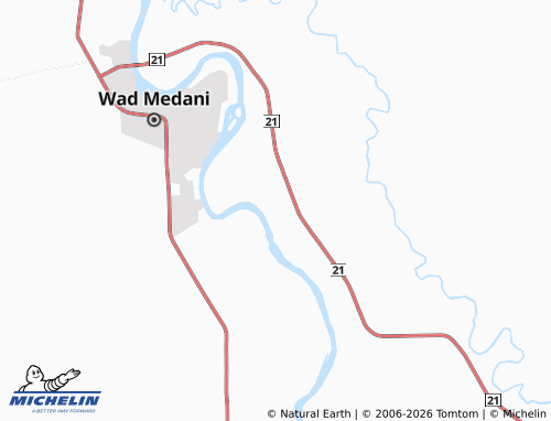 MICHELIN Danagla map - ViaMichelin