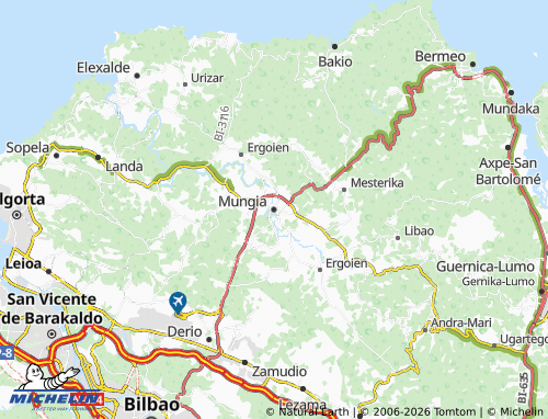 Carte MICHELIN Mungia - ViaMichelin