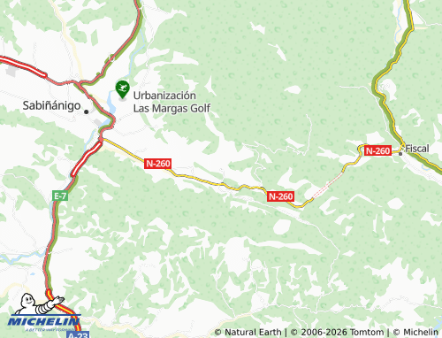 MICHELIN Sobás map - ViaMichelin