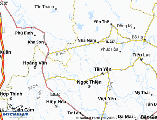 MICHELIN Lam Cốt map - ViaMichelin