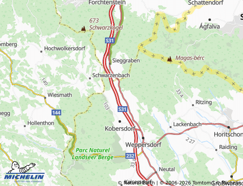 MICHELIN Kalkgruben map - ViaMichelin