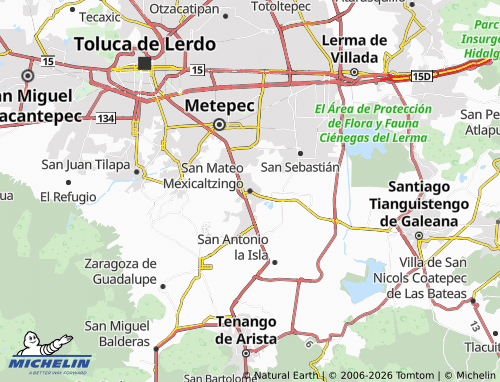 Mapa MICHELIN San Mateo Mexicaltzingo - ViaMichelin
