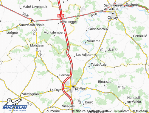 Mappa MICHELIN Les Adjots - ViaMichelin