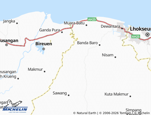 Mappa MICHELIN Paya Rabo Timu - ViaMichelin