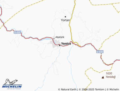 Mapa MICHELIN Merkez - ViaMichelin