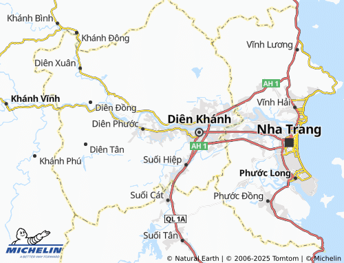 Carte MICHELIN Diên Lạc - ViaMichelin