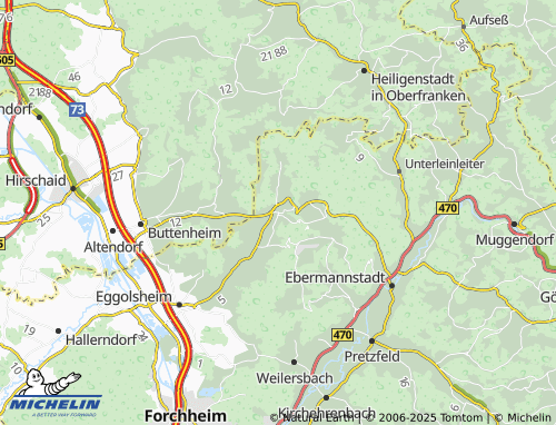 MICHELIN-Landkarte Drügendorf - ViaMichelin