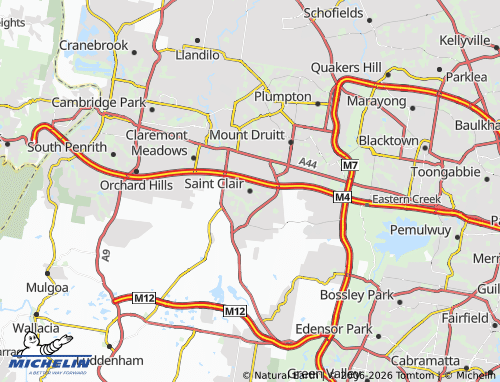 Mapa MICHELIN Saint Clair - ViaMichelin