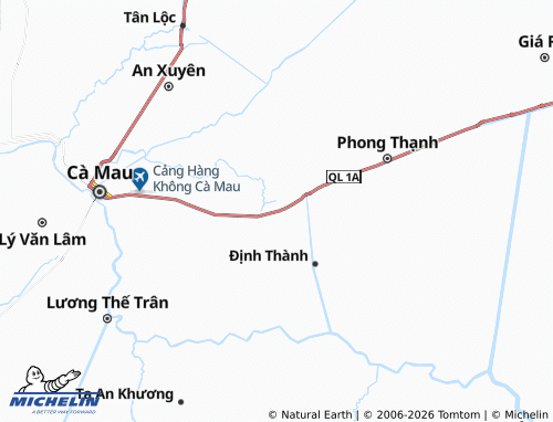 MICHELIN-Landkarte Tắc Vân - ViaMichelin