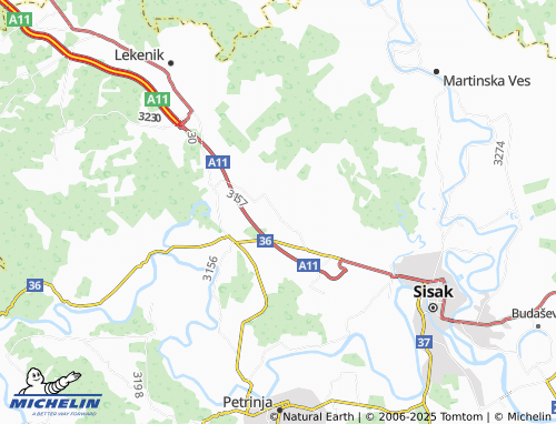MICHELIN Greda map - ViaMichelin