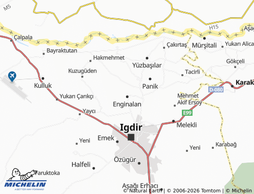 MICHELIN Enginalan map - ViaMichelin