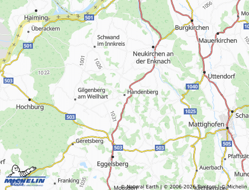 Mappa MICHELIN Handenberg - ViaMichelin