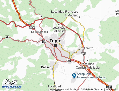 Mappa MICHELIN Tierra y Libertad - ViaMichelin